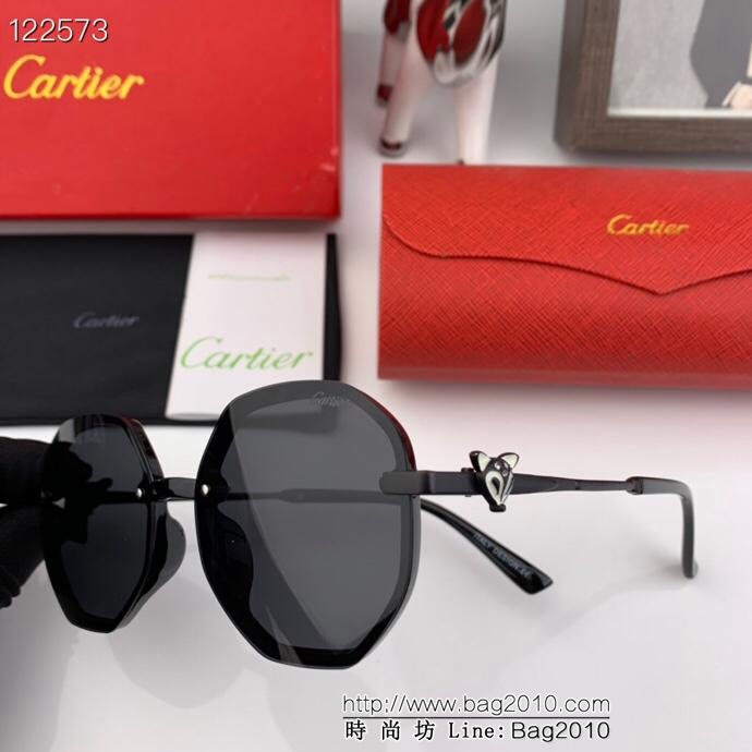 CARTIER卡地亞 2019網紅同款 卡地亞新款 大框偏光墨鏡 寶麗來超清偏光太陽鏡 3346  lly1177